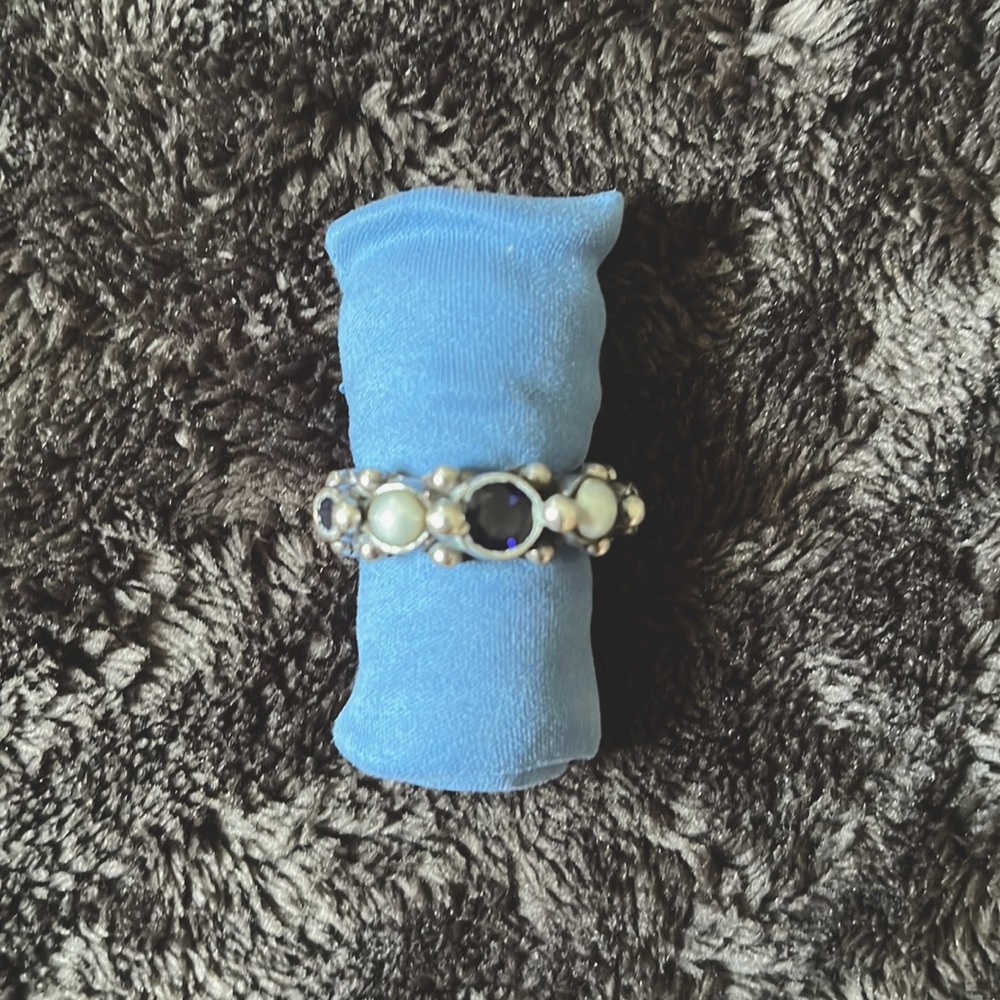 KUMKUM Designer piece from Sweden *Ring 925 Silver with Zircon